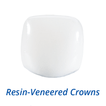 resin-veneered crowns for children – prefabricated resin crown